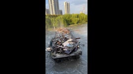 Boat wreckage discovered in Anhui Province waterway