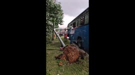 Bus accident in Kulai, Johor Bahru, Malaysia