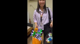 Student brings live chicken for teacher's day celebration at Republic Central Colleges
