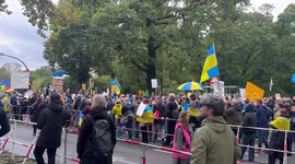 Germany: Thousands Take Part In Anti-War Demonstration In Berlin On Unity Day