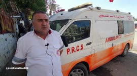 The Palestine Red Crescent Emergency Medical Services station in Al-Bureij camp has resumed operations