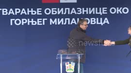 Serbian president hails Chinese-built bypass