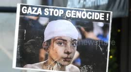 International protest against Israel’s bombings on Lebanon and Palestine. Paris, France, from Republique to Clichy Place, 5 oct 2024.