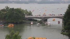 China: Tourists Enjoy The Xuanwu Lake Scenic Spot in Nanjing
