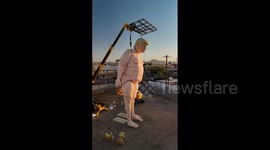 US: Giant Naked Donald Trump Statue Appears In Phoenix