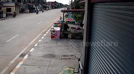 Out-of-control truck crashes into building