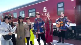 Sightseeing train unlocks new way of border tourism in NE China