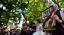 Thailand: March to calling for free Palestine in Bangkok