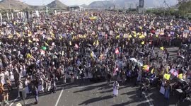 Yemen: Yemenis protest against Nasrallah's assassination, Israel's bombings