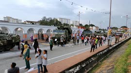 Malaysia: 91st Malaysian Armed Forces (ATM) Day celebration at PUSASDA Camp, Port Dickson, Negeri Sembilan