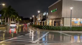 Florida's Rainy Sunday Evening