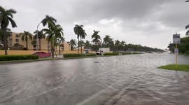 US: Heavy Rain Causes Flooding In Parts Of South Florida As TS Milton Approaches 2