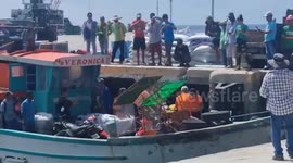 Emaciated fisherman rescued 'after 46 days drifting at sea' in the Philippines