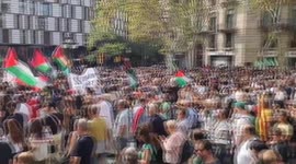 Barcelona: Thousands Rally For Palestine