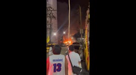 Vegetarian festival goes awry when fireworks set cars alight