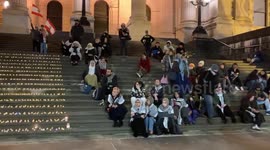 Australia: Palestine Vigil Is Held in Melbourne