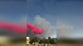 US: Aerial Assault on Glenhaven Fire: Cal Fire's Helicopters and Plane in Dramatic Firefight