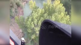 Spain: Civil Guard Saves Stranded Kayakers on River Cinca