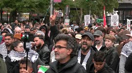 Germany: Hundreds Rally in Berlin's Kreuzberg in Pro-Palestinian Demonstration