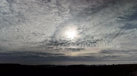 Beautiful 4K timelapse of clouds over English countryside,Derbyshire UK
