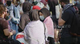 US, Los Angeles: Westwood UCLA Middle East Protests Part 2