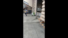 Komodo dragon spotted roaming in Bangkok