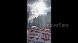 US: Palestinian flags soared high as protesters flooded Union Square in New York City, in solidarity with Gaza