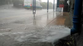 Torrential rain in Ambleside