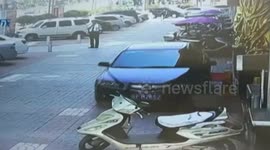 Car reverses into 17 bikes and eight cars
