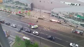 Flash Flooding, Edgware Road, Colindale, UK