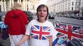 Royal Superfans Wait For The Queen And Prince Philip Outside St Pauls