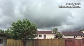 Lightning bolts in Alberta