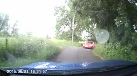 Single lane Head on collision