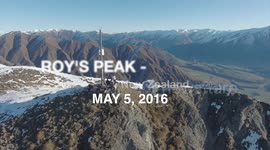 Stunning drone footage of Roy's peak in New Zeland