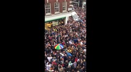 Amazing scenes of solidarity with #Orlando in Old Compton Street #SohoVigil #soho https://t.co/pAtWivZX9J