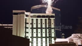 Demolition of the Riviera casino in Las Vegas