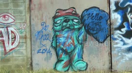 Graffiti at Chiang Mai Train Station