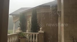 Extreme Rain from Tropical Storm Colin at Casa Bella Estate 6/6/2016