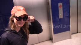 Renee Zellweger and Doyle Bramhall at Los Angeles airport
