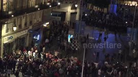 Face à face supporters police Lille centre ville Euro 2016