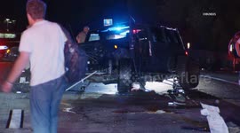 US, Los Angeles: Woodland Hills 5 People Injured in 3 Vehicle Crash On 101 Freeway