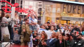 US: People Gather in Times Square on the One Year Anniversary of October 7th