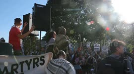 US: Pro Palestinian Activists Mark the One Year Anniversary