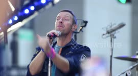 US: Coldplay Performance On NBC Today Show