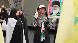 Iranians rally in Tehran against Israel, U.S.