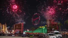 US, Bakersfield: Las Vegas Tropicana Demolished in Spectacular Grand Finale