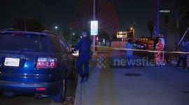 US, Los Angeles: Pomona Fatal Mobile Home Fire