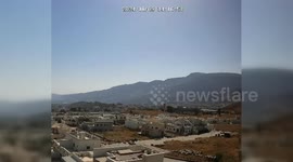 Two killed as barrage of missiles hit northern Israel