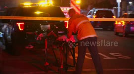 US, Los Angeles: Broadway Manchester Double Shooting at Home