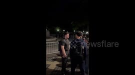 US: Palestine and Israel supporters face each other during protests in New York